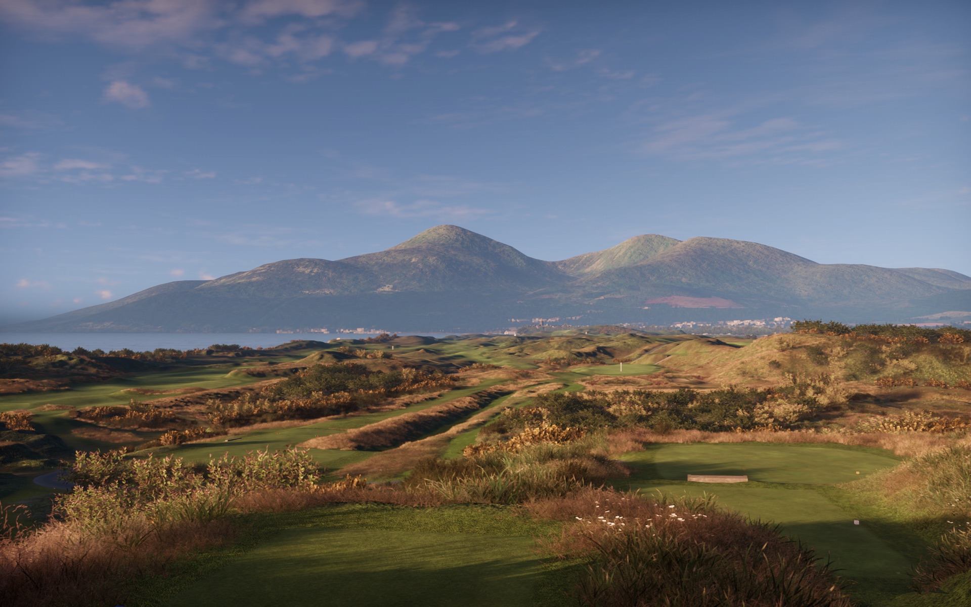 TrackMan virtual golf course software example